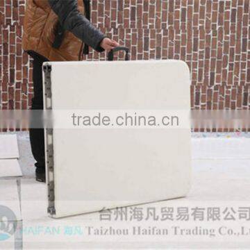 Durable180cm White Outdoor Plastic Folding Study Table and Chair With Lock/high Quality Plastic Study Table photo-3