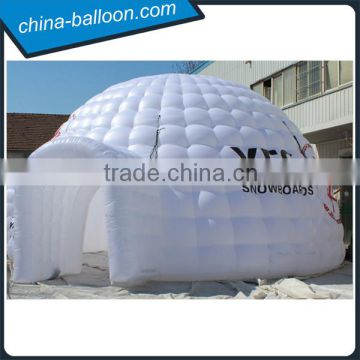 Attractive inflatable dome tent / inflatable shell tent for show / inflatable white tent