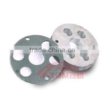 Foundation anchor prestressed bearing plate