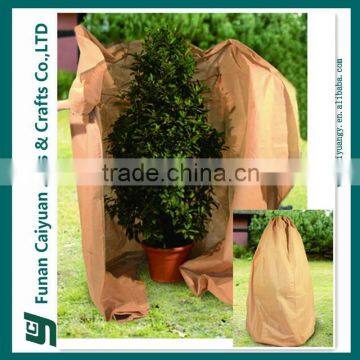 New design opened outdoor plant cover with zipper