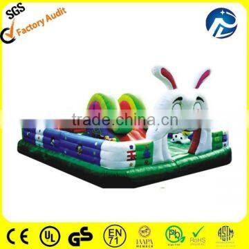 Popular used commercial cheap inflatable playground on sale