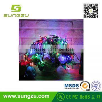 2016 Christmas Holiday Party Wedding Outdoor Decoration Indoor Bettery Solar Lotus Plastic Flower Fairy String Led Lights Quality Choice photo-5