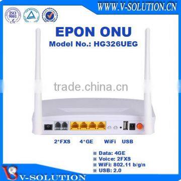 4GE+2FXS+WiFi+USB EPON ONU VoIP Home Gateway Support IPTV/VoIP/PPPoE for FTTH Network Solution