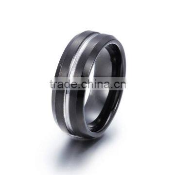 Stainless Steel Punk Style Ring Designs Black Plated Fashion Men Ring Quality Choice photo-2