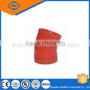 Ductile cast iron 22.5 degree elbow