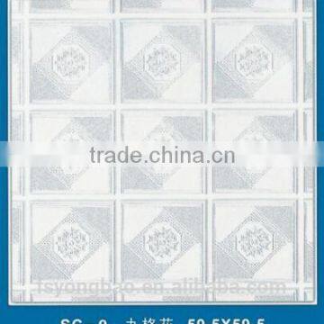 Factory supplier white prefab house gypsum board decorative false ceiling