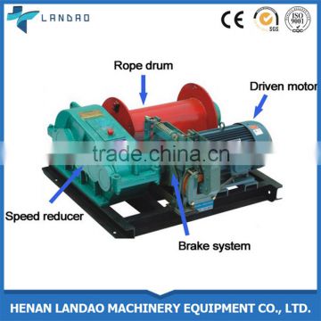 Good quality electric single drum hoist winch