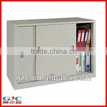 Sliding Door Two Tier Filing Cabinet