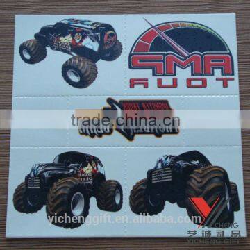 Temporary car tattoo stickers water transfer tattoo stickers