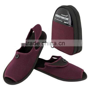 Portable Business Foldable Travelling Slippers Unisex Indoor Waterproof Material Slippers High Quality Free Shipping