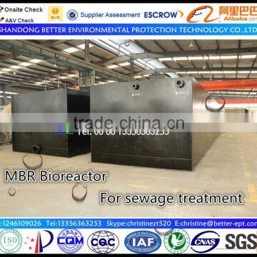 Domestic Sewage Treatment Plant , Wastewater Treatment MBR Membrane Bioreactor