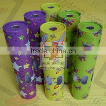 Hot !Colorful Promotional Gift Paper Kaleidoscopes For Children