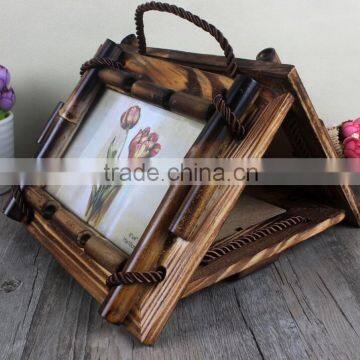 wooden photo frame for sublimation tiles