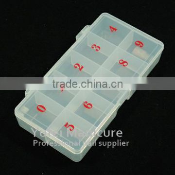 500pcs Empty Nail Art Tips Plastic Box