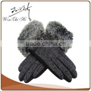 Faux Fur Thinsulate Winter Gloves for Screen Touch photo-3