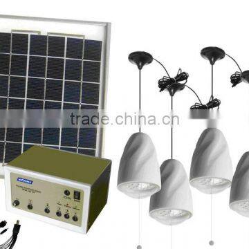 10W Solar Lighting System For Indoor With Charger