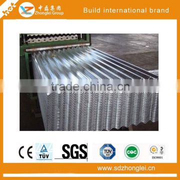 zinc corrugated metal roofing sheet 850mm 0.45mm