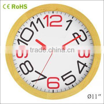 11 inch wall art decor fashion design zhangzhou wall clock (11W08NA-190)