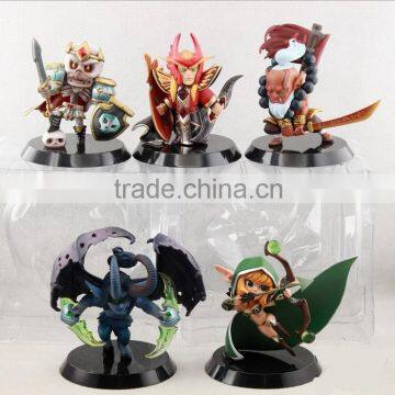 plastic PVC cartoon model toys dota 2 action figure Customize realistic famous games hero pvc 1/6 collection oem odm