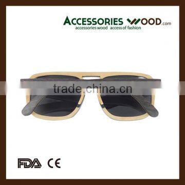 2016 Fashion Wood Sunglasses High Quality and Wood Layered Frame and Arms