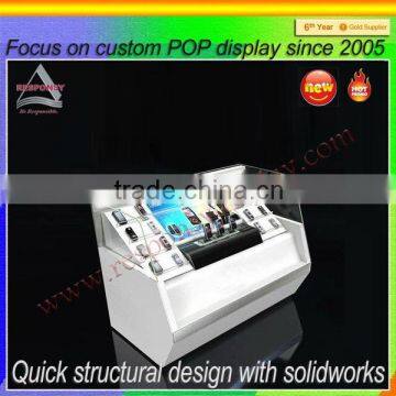 mobile phone shop counter point of sale cell phone pos stand