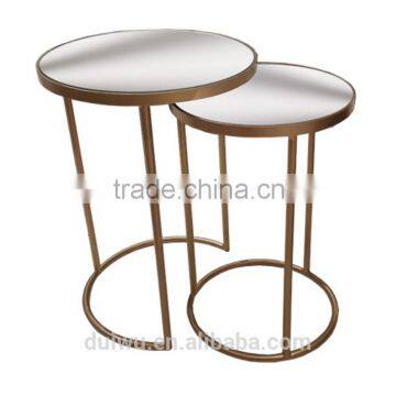 Simple style home furniture living room metal round bed side table