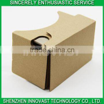 hot trends customized cardboard Google Cardboard Glasses 3d glasses optical lens