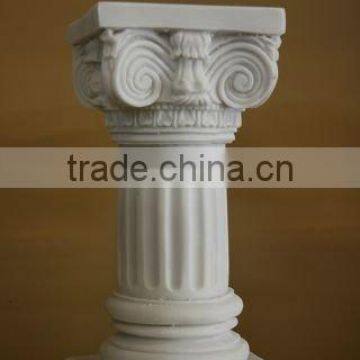 white marble pillar