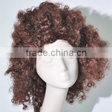 Crazy afro curls wigs football fans wig N341