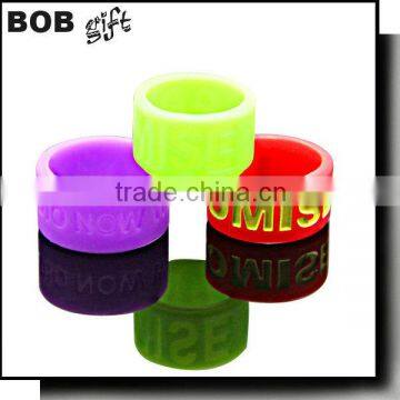 Colorful Custom Silicone Rings/ Silicone Finger Rings