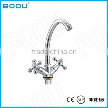 (ZQ5310-8F)BOOU cross handle basin faucet mixer tap
