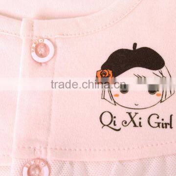 Baby Boutique Clothes 2 Pcs Pajamas Home Wear Girl Organic Baby Clothes photo-6