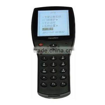 Data collector for hotel door lock system Handsim handset LCD PDA