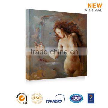 Decorative sexy girl nude boby picture oil painting