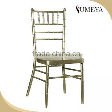 Commercial Furniture hotel chair aluminum wood stackable chiavari chair