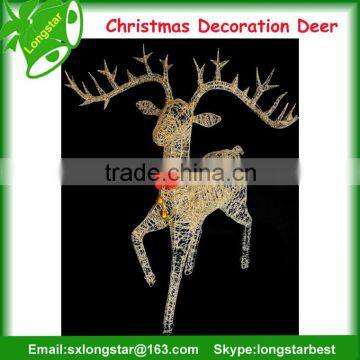 Outdoor Christmas Decorations Rattan Deer/LED Christmas Deer