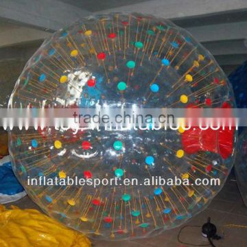 Human hamster ball, clear zorb ball