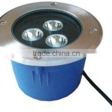 IP68 Stainless 3 leds Steel LED Light Underground for Square or garden