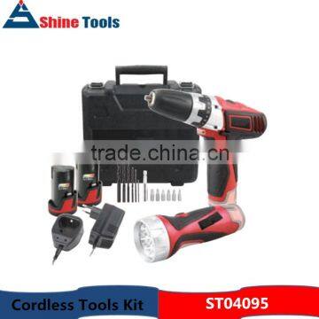 2pcs electric maintenance power works cordless tools set