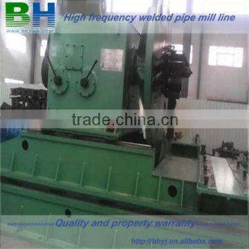 Automatic flat chamfering machine for steel pipe