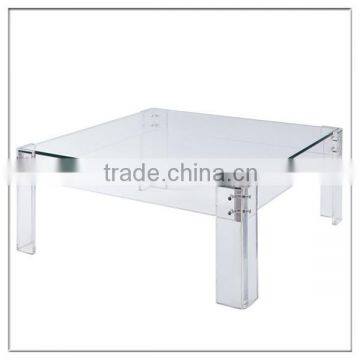 well polished edge fashion acrylic table