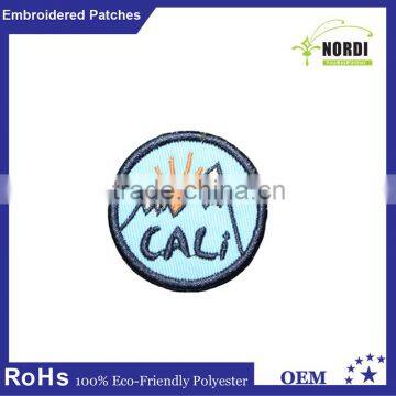 Wholesale cheap embroidery patches fabric for apparel accessories