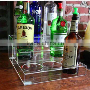 Double Layer Acrylic Wine Bottle Rack With High Quality photo-2