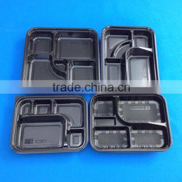 Plastic School Lunch Tray Disposable with Lid