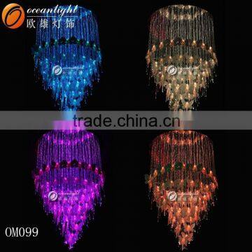 Stair Crystal Fiber Optic Light ,fiber Optic Mesh Lighting OM172 photo-4