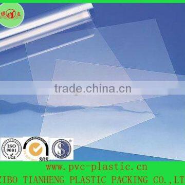 high transparent rigid clear folding box PVC plastic film