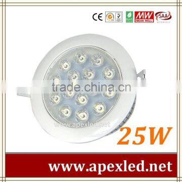 mean well driver 25w led downlight