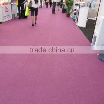 Best Price 100% Polyester Needle Punched Nonwoven Plain Surface Exhibition Carpet photo-3