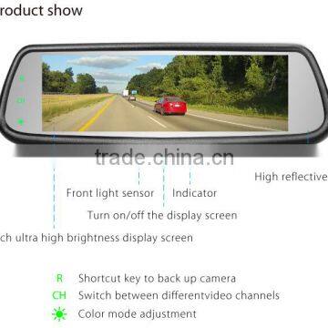 7.3 inch Super Wide LCD Car Rear view Mirror Monitor