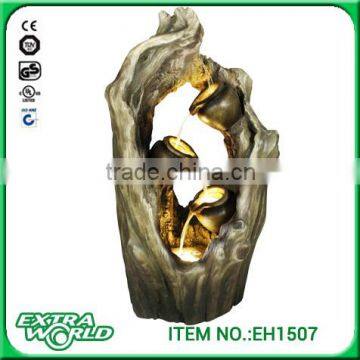 36 Inch Stacked Rocks Garden Outdoor Fountain